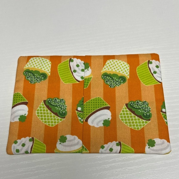 Hand Crafted Mug Rug Coaster Embroidered Cotton Fabric Padded Absorbs Liquid - Picture 7 of 10